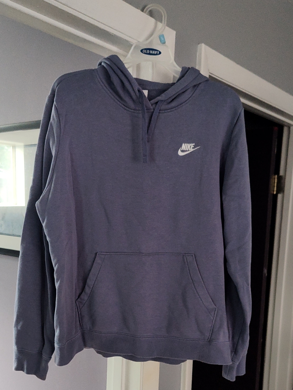 Women's Nike Sweatshirt XL, Grey/Blue Color